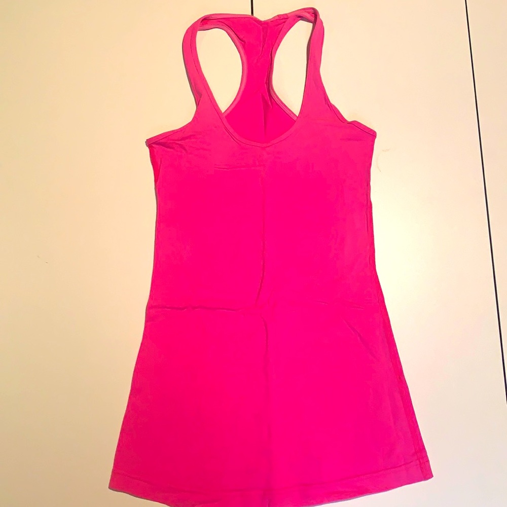 Lululemon Pink Fitted Tank